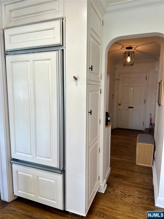440 Bogert Road River Edge, NJ 07661 - Photo 4 of 25 a view of a hallway with wooden floor