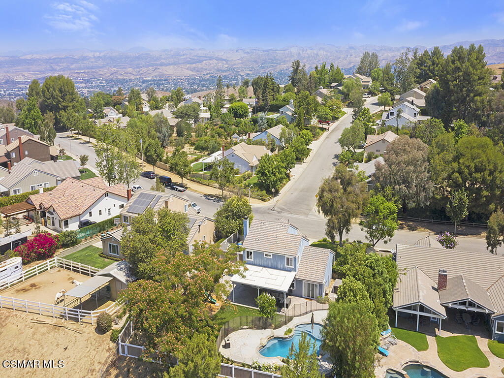 1902 Rambling Road Simi Valley, CA 93065 - Photo 5 of 67 an aerial view of residential houses with outdoor space