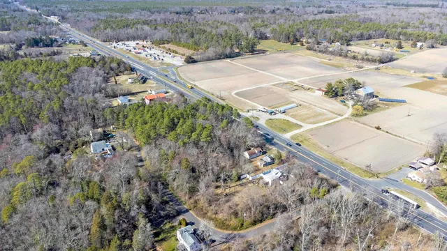 a view of a yard with an outdoor space