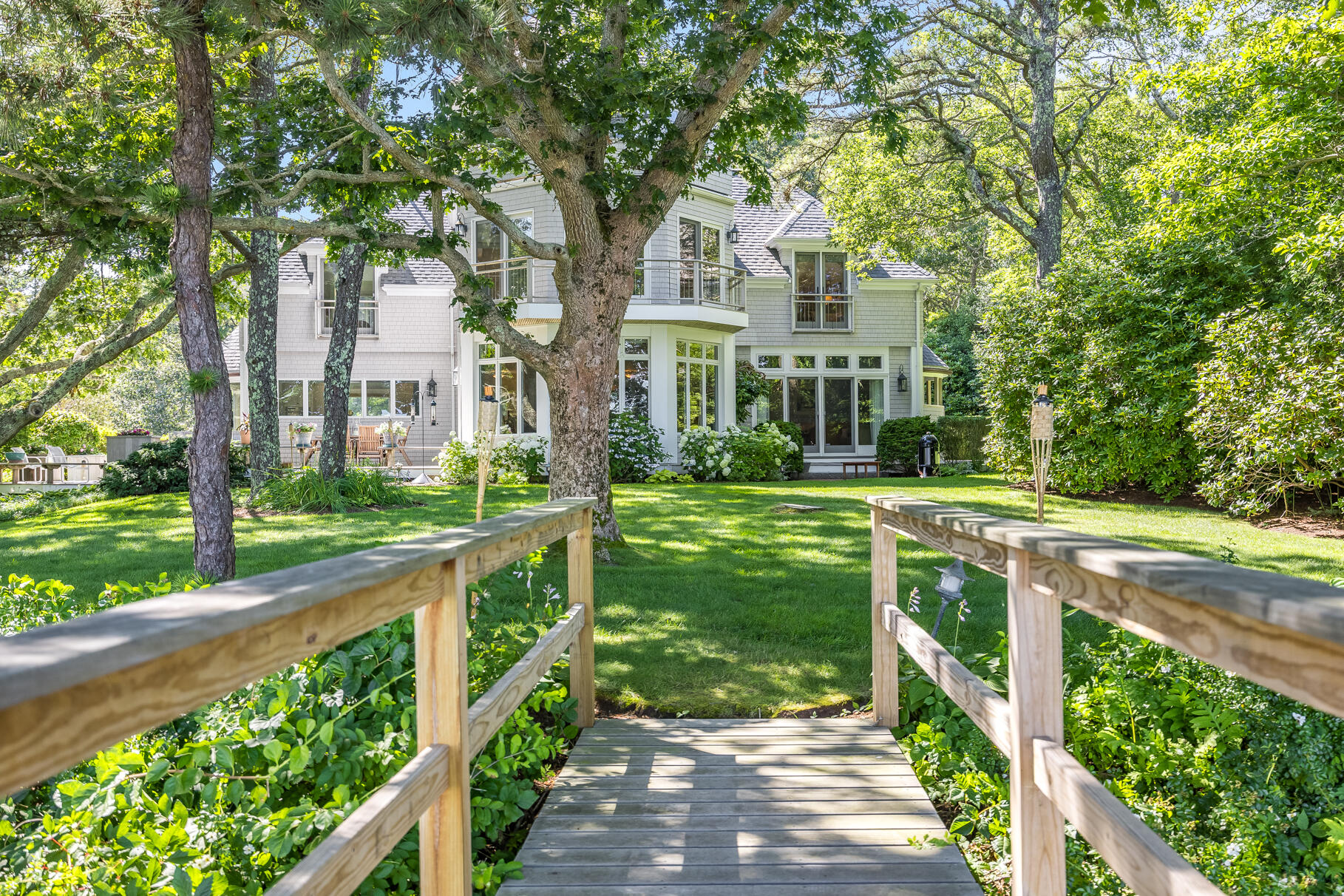 33 Pasture Road Cataumet, MA 02534 - Photo 16 of 90 a front view of house with yard and green space