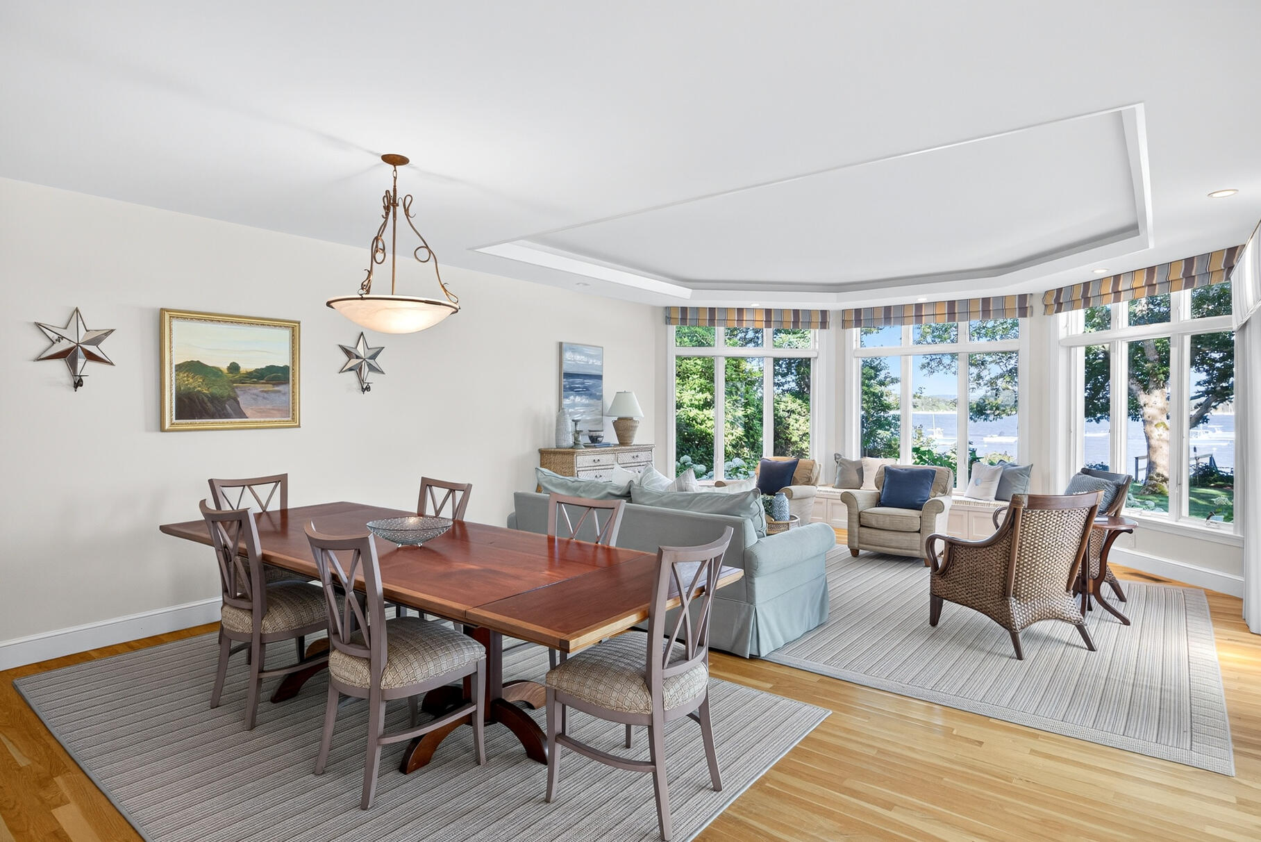 33 Pasture Road Cataumet, MA 02534 - Photo 30 of 90 a view of a dining room with furniture window and wooden floor