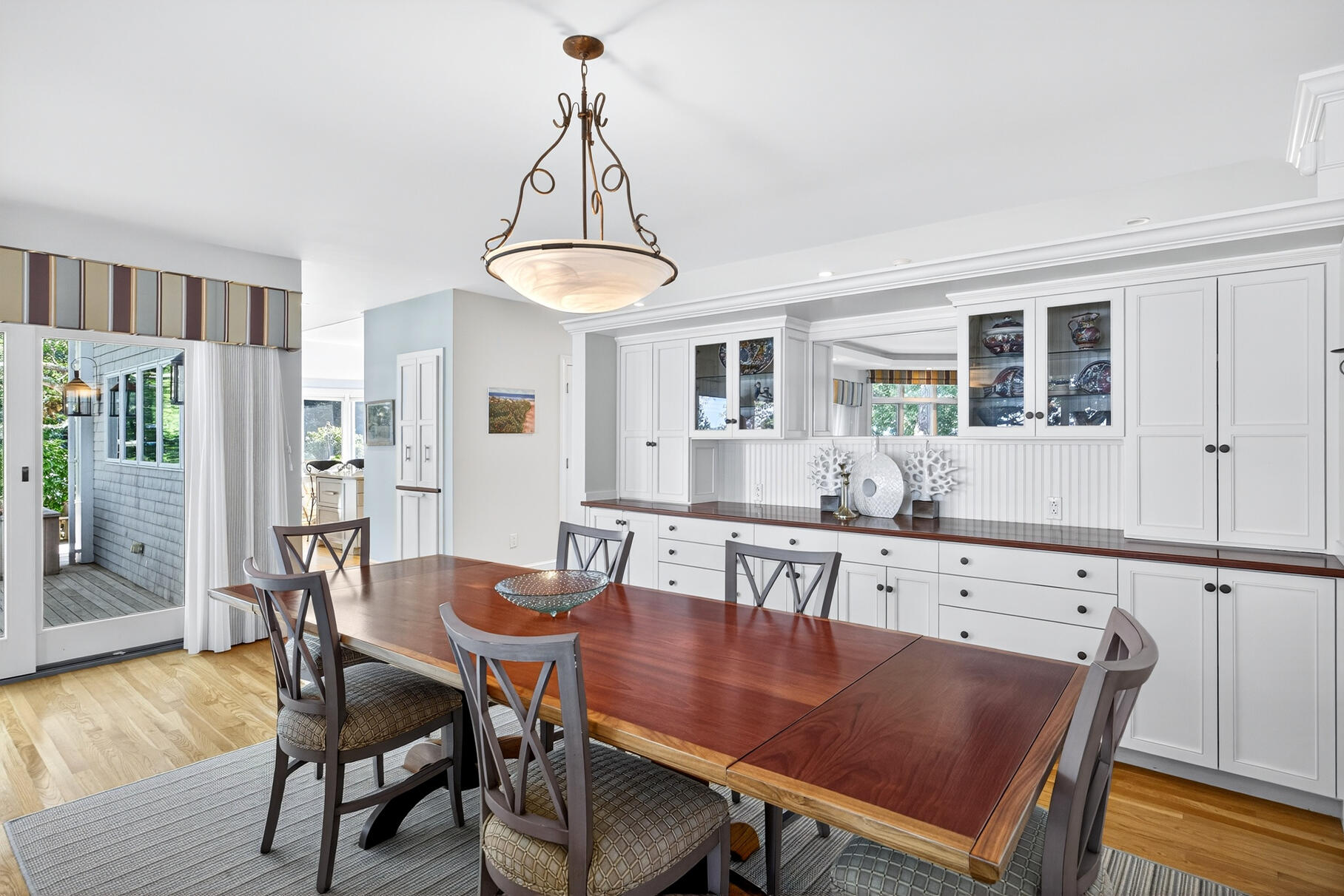 33 Pasture Road Cataumet, MA 02534 - Photo 35 of 90 a view of a dining room with furniture window and wooden floor