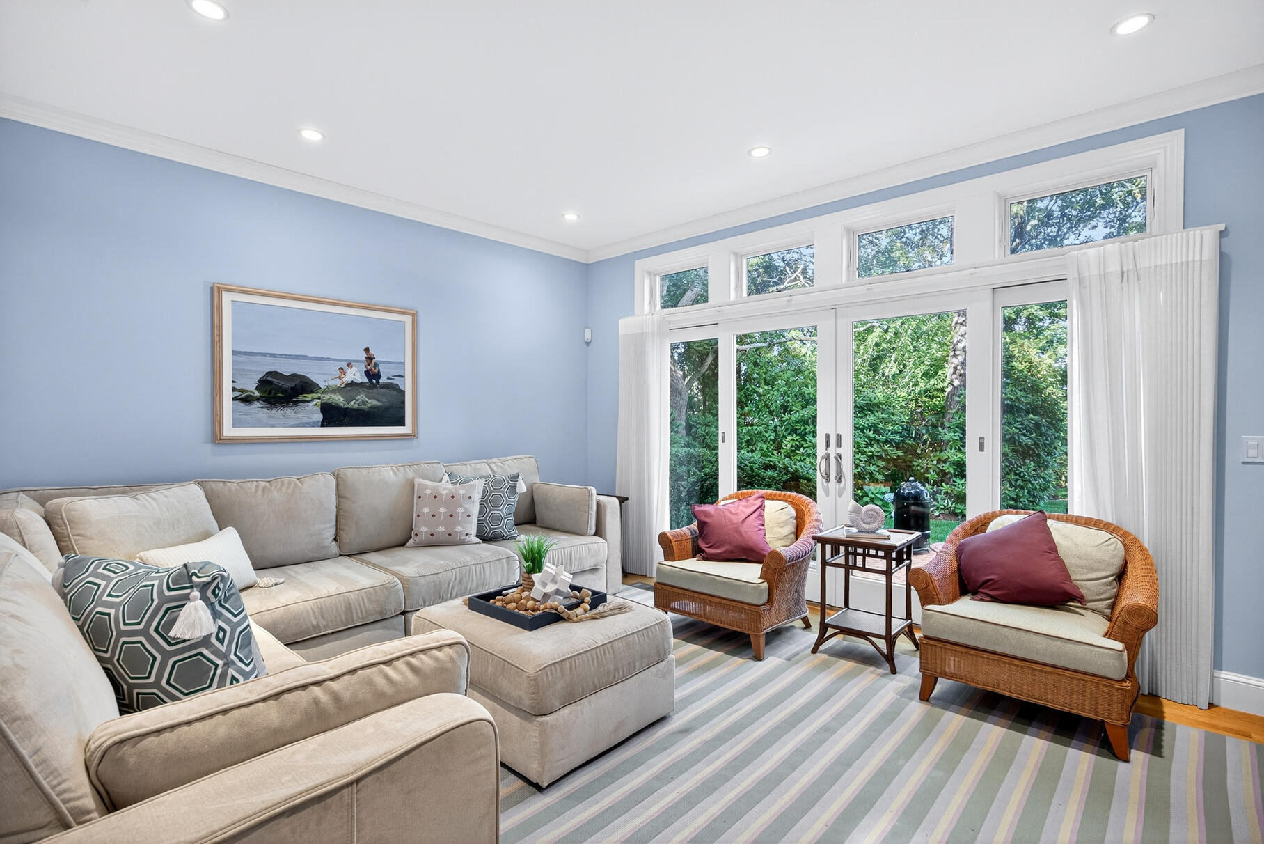 33 Pasture Road Cataumet, MA 02534 - Photo 47 of 90 a living room with furniture and a large window