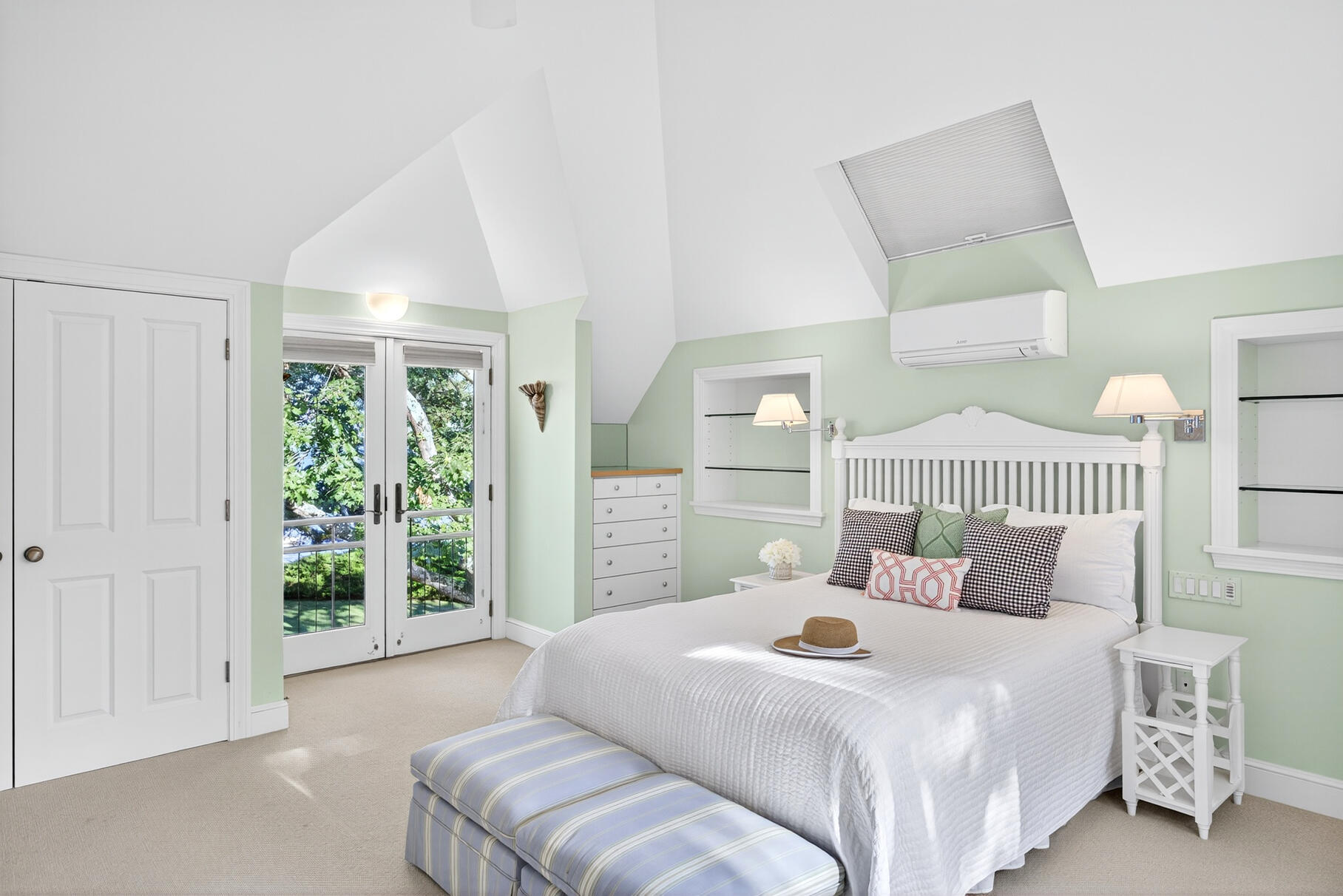 33 Pasture Road Cataumet, MA 02534 - Photo 66 of 90 a bedroom with a large bed and a large window