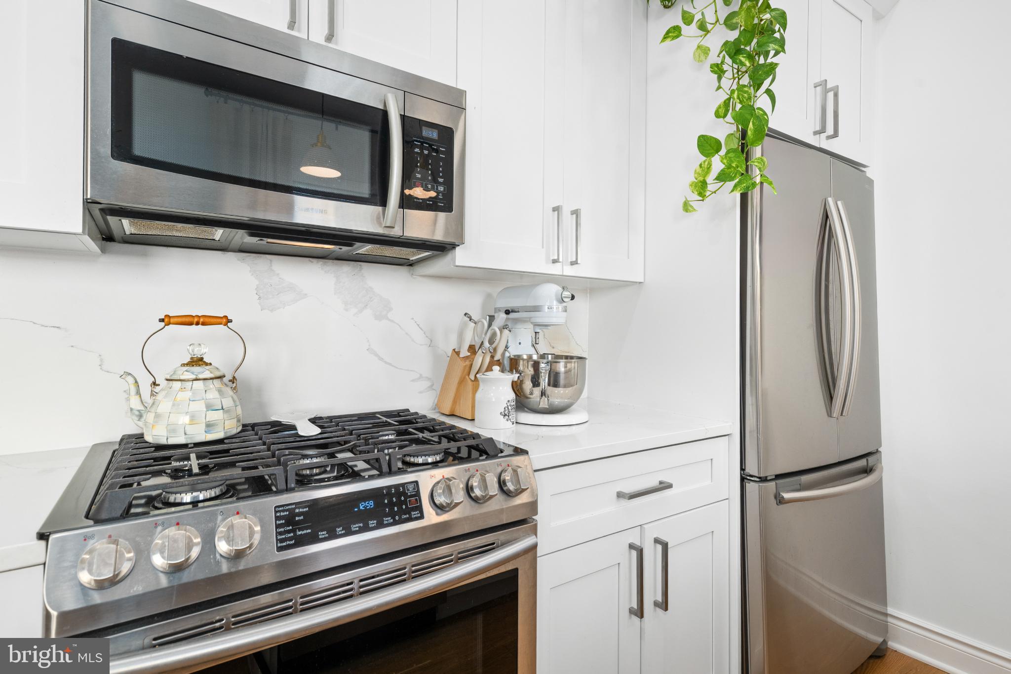 317 3rd Street Southeast, Unit 33 Washington, DC 20003 - Photo 16 of 26 a stove top oven sitting inside of a kitchen