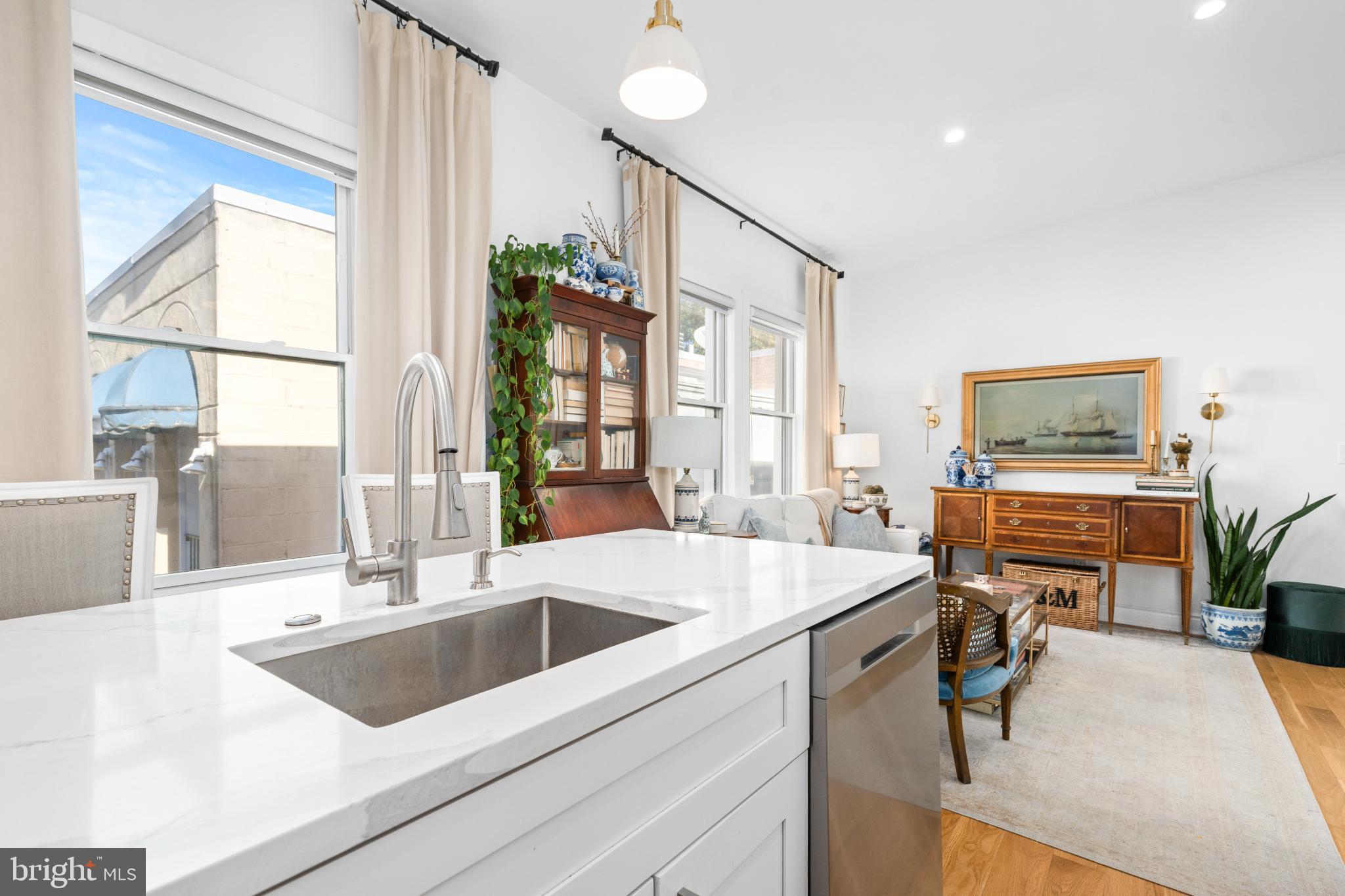 317 3rd Street Southeast, Unit 33 Washington, DC 20003 - Photo 18 of 26 a view of kitchen and sink living room