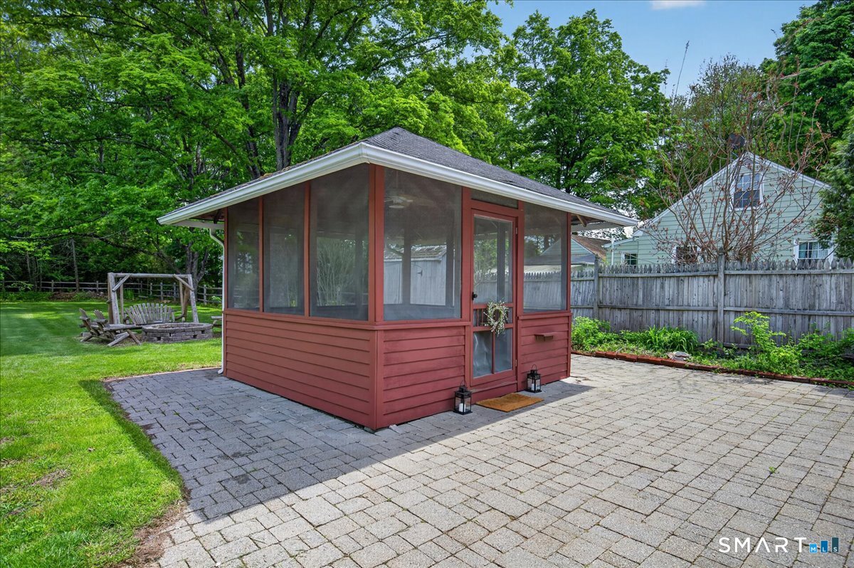 1006 King Road Cheshire, CT 06410 - Photo 33 of 40 The screened gazebo is newly stained and perfect for enjoying summer nights!