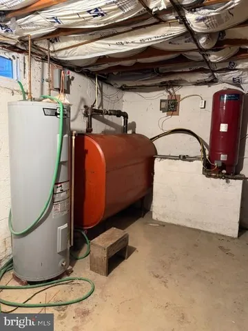 a view of water heater room