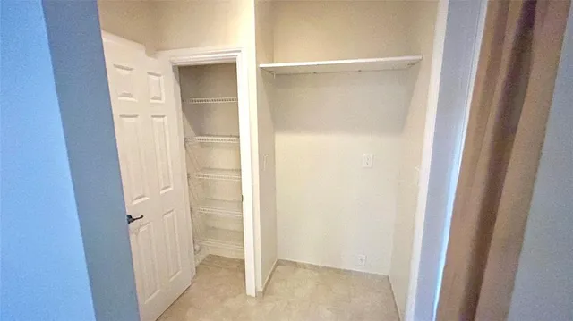 a view of an empty room