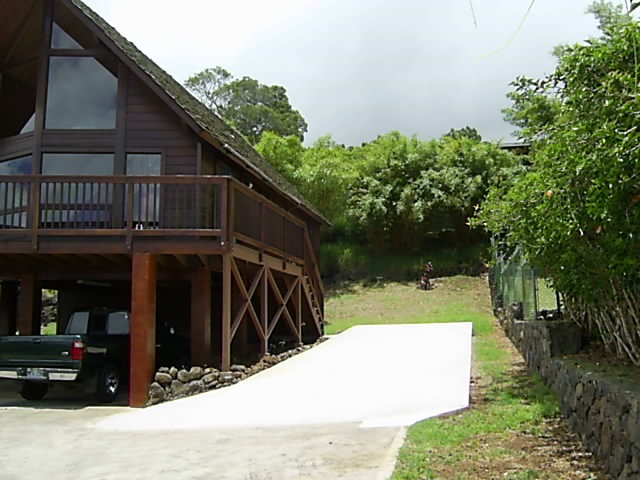 4615 Lower Kula Road Kula, HI 96790 - Photo 3 of 20 a view of a house with backyard and sitting area