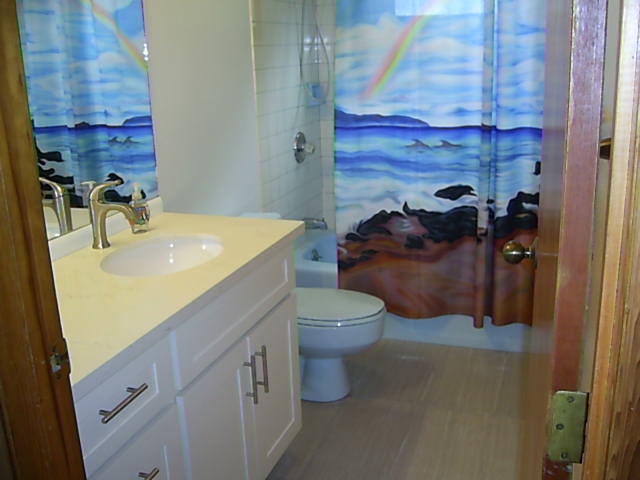 4615 Lower Kula Road Kula, HI 96790 - Photo 10 of 20 a bathroom with a sink a toilet and shower