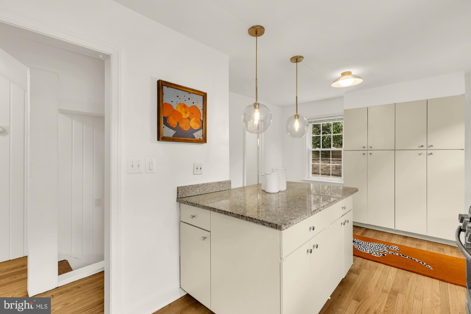 2030 Luzerne Avenue Silver Spring, MD 20910 - Photo 9 of 25 a kitchen with stainless steel appliances granite countertop a sink a window and a counter top space