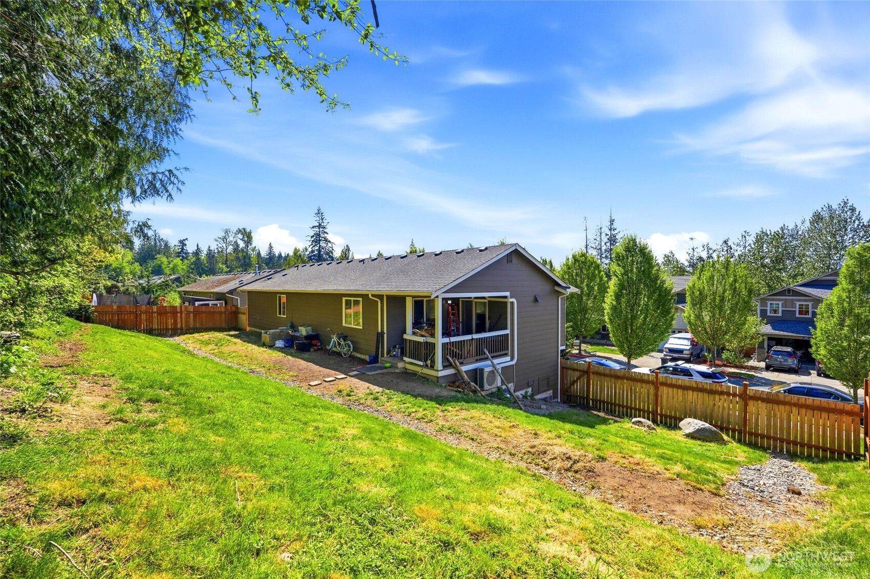 310 Jeff Street Mount Vernon, WA 98274 - Photo 2 of 35 a view of a house with backyard porch and garden
