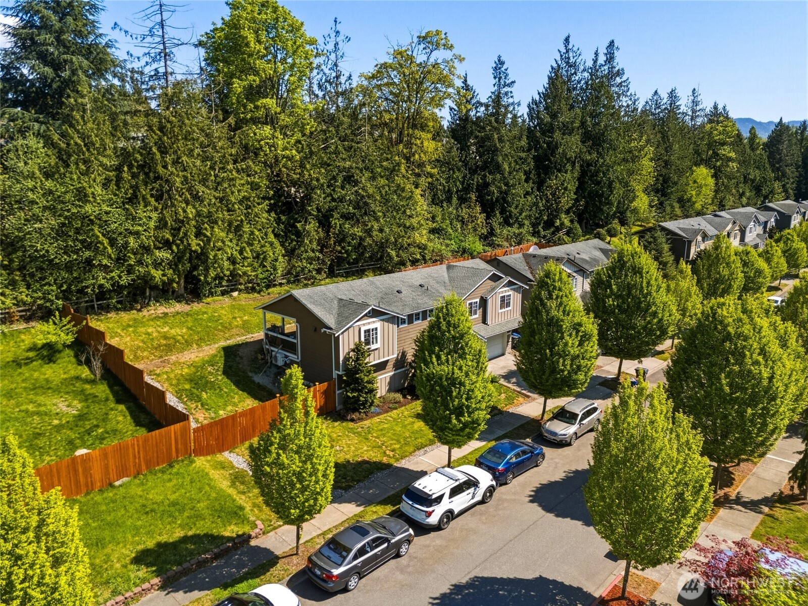 310 Jeff Street Mount Vernon, WA 98274 - Photo 31 of 35 an aerial view of a house with yard swimming pool and outdoor seating