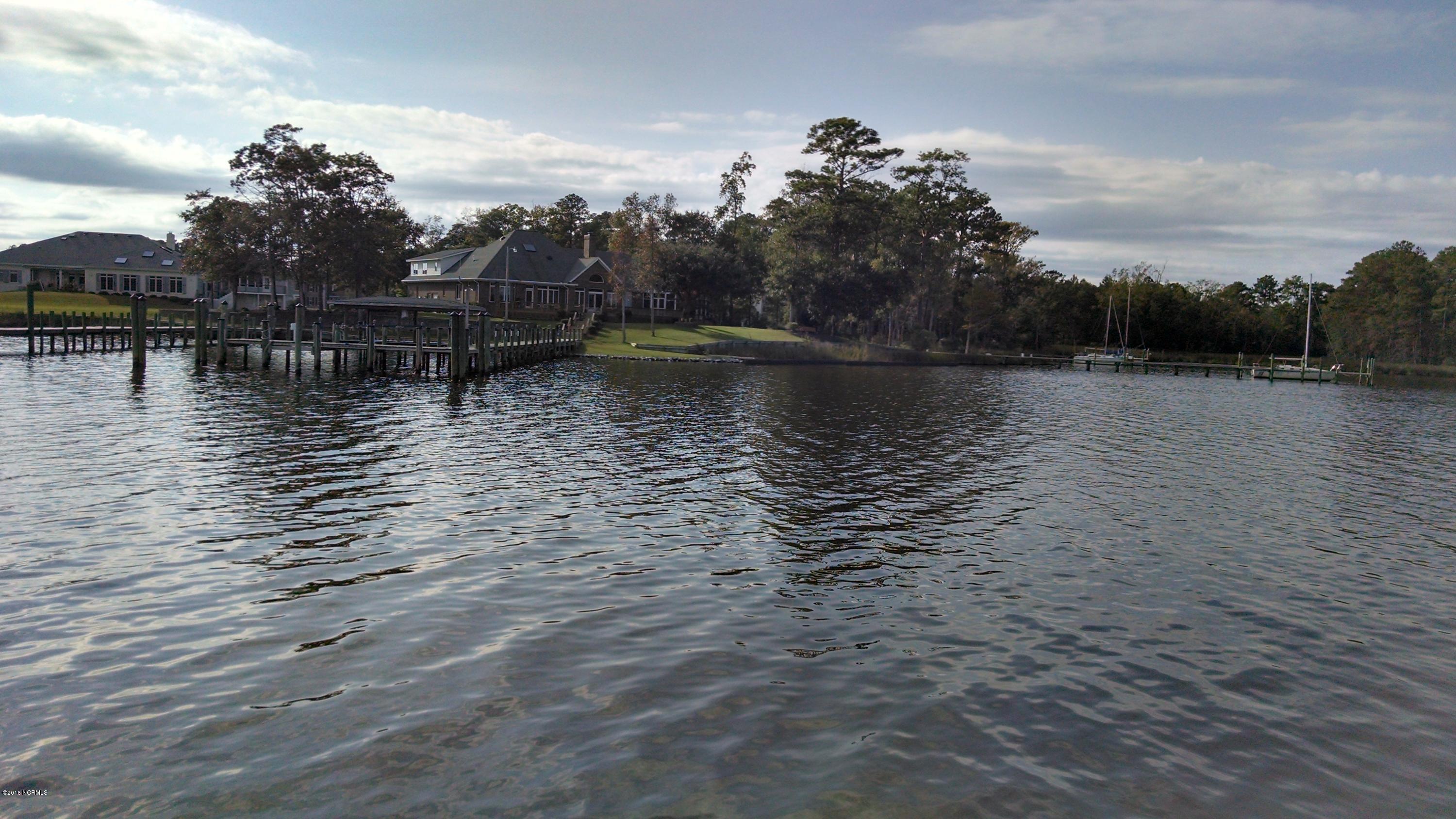 470 Fisher Town Road Havelock, NC 28532 - Photo 12 of 12 View from the Water - Cove is at Right