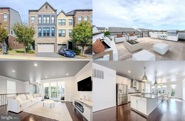 a view of a living room and kitchen with furniture