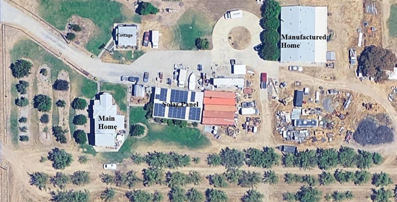 1313 South Stearns Road Oakdale, CA 95361 - Photo 3 of 57 an aerial view of residential house with outdoor space and parking