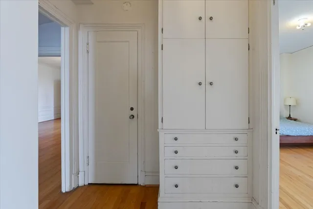 a view of closet area