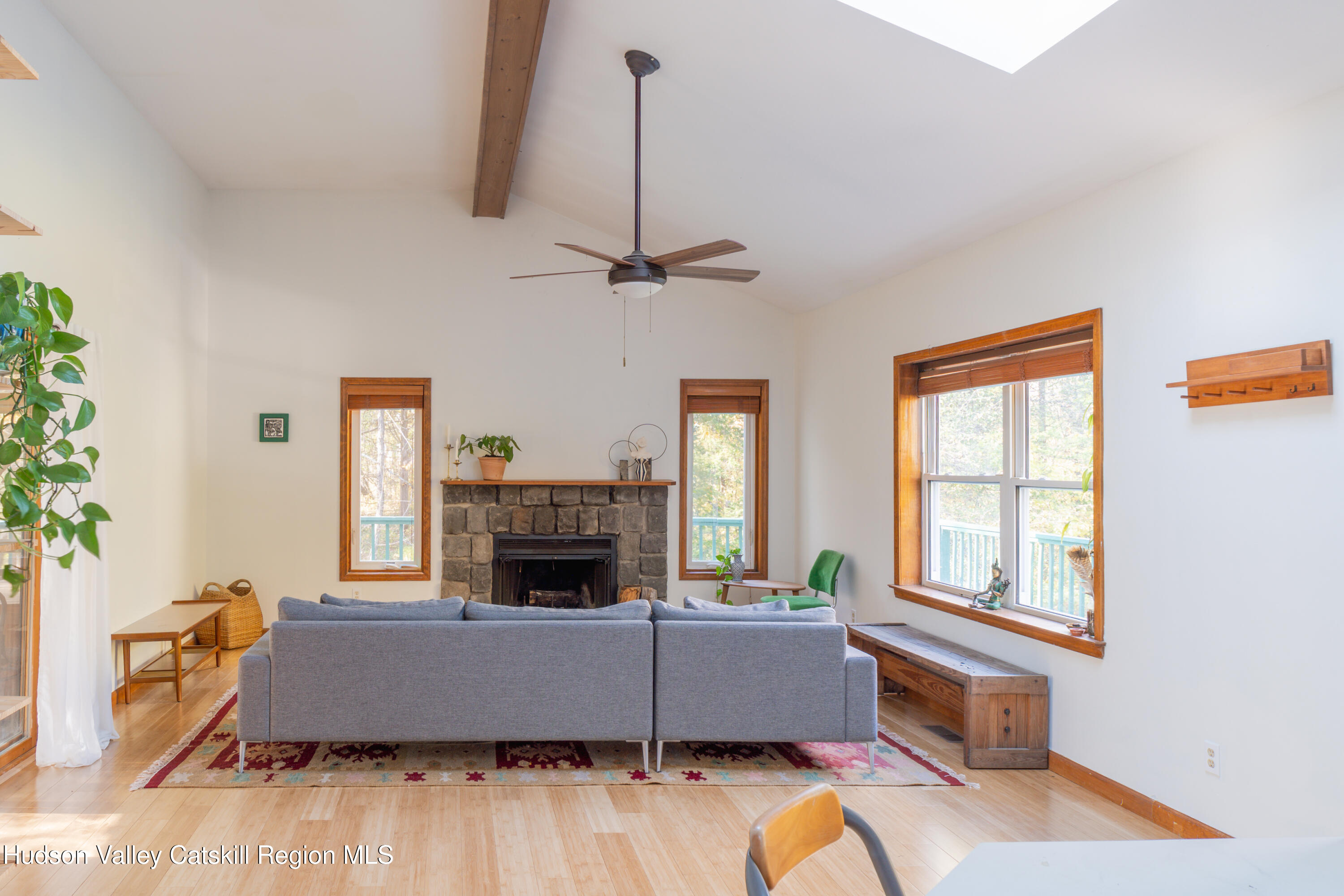 12 Glow Court Athens, NY 12015 - Photo 3 of 22 a living room with furniture and a fireplace