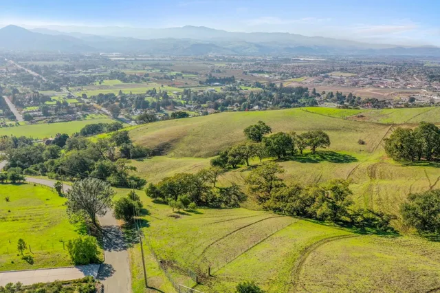 a view of a city with an ocean