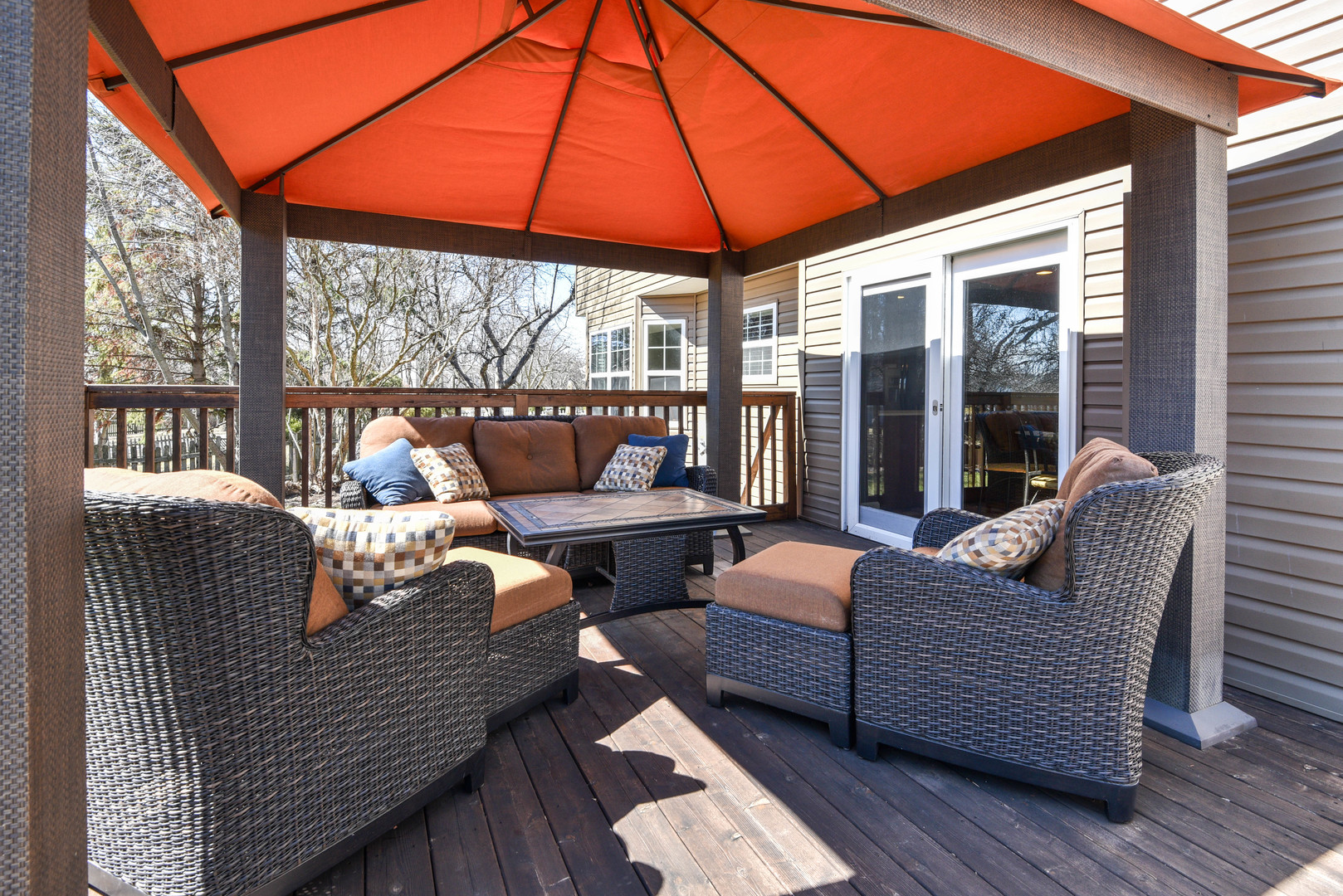 44 Forestview Lane Aurora, IL 60502 - Photo 18 of 18 a outdoor living space with patio furniture and wooden floor
