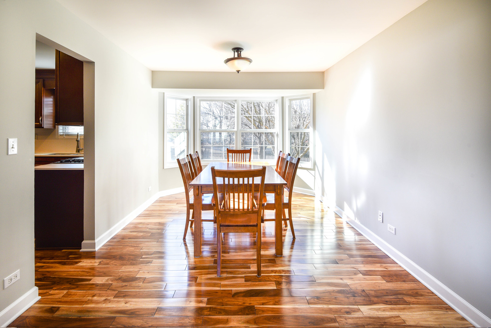 44 Forestview Lane Aurora, IL 60502 - Photo 3 of 18 a view of a dining room with furniture window and wooden floor