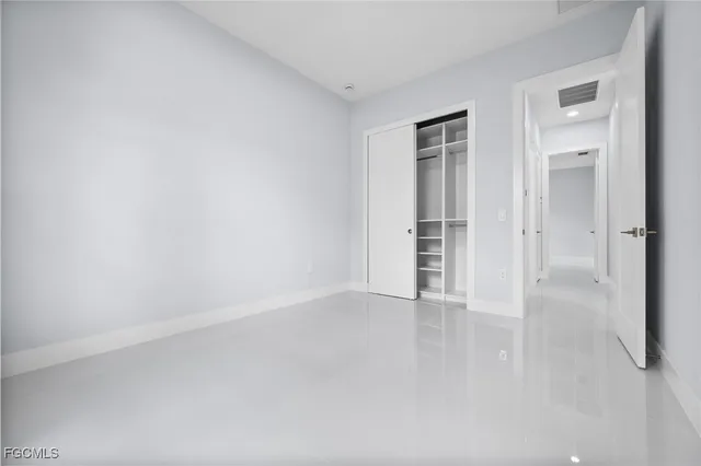 an empty room with window