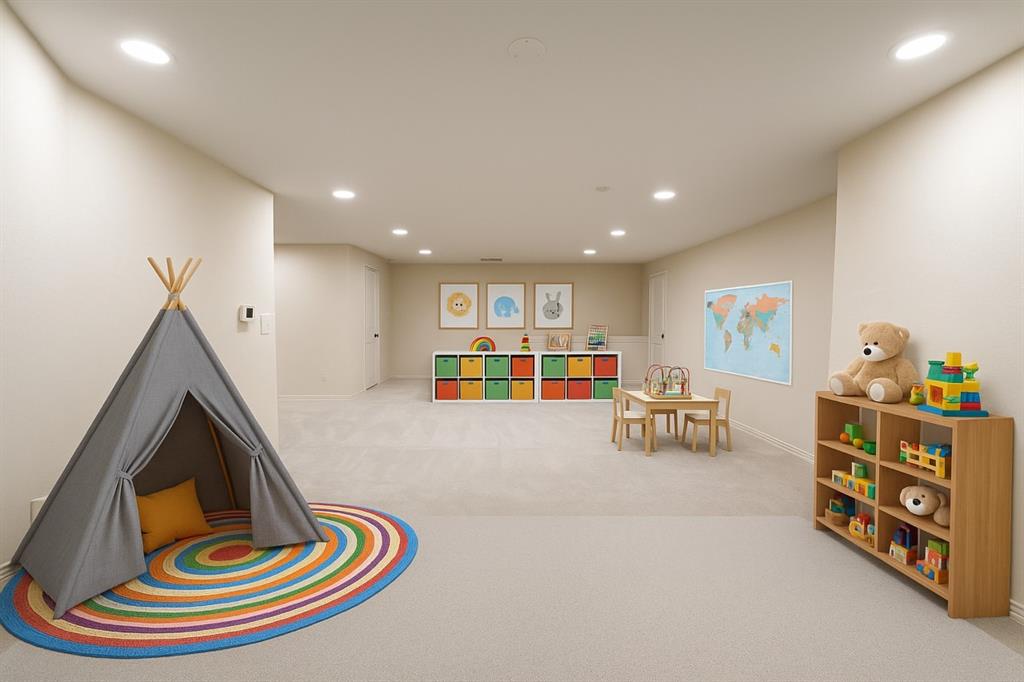 7201 Regency Court Plano, TX 75024 - Photo 12 of 33 Spacious upstairs game room, media room with full bathroom. Virtually staged