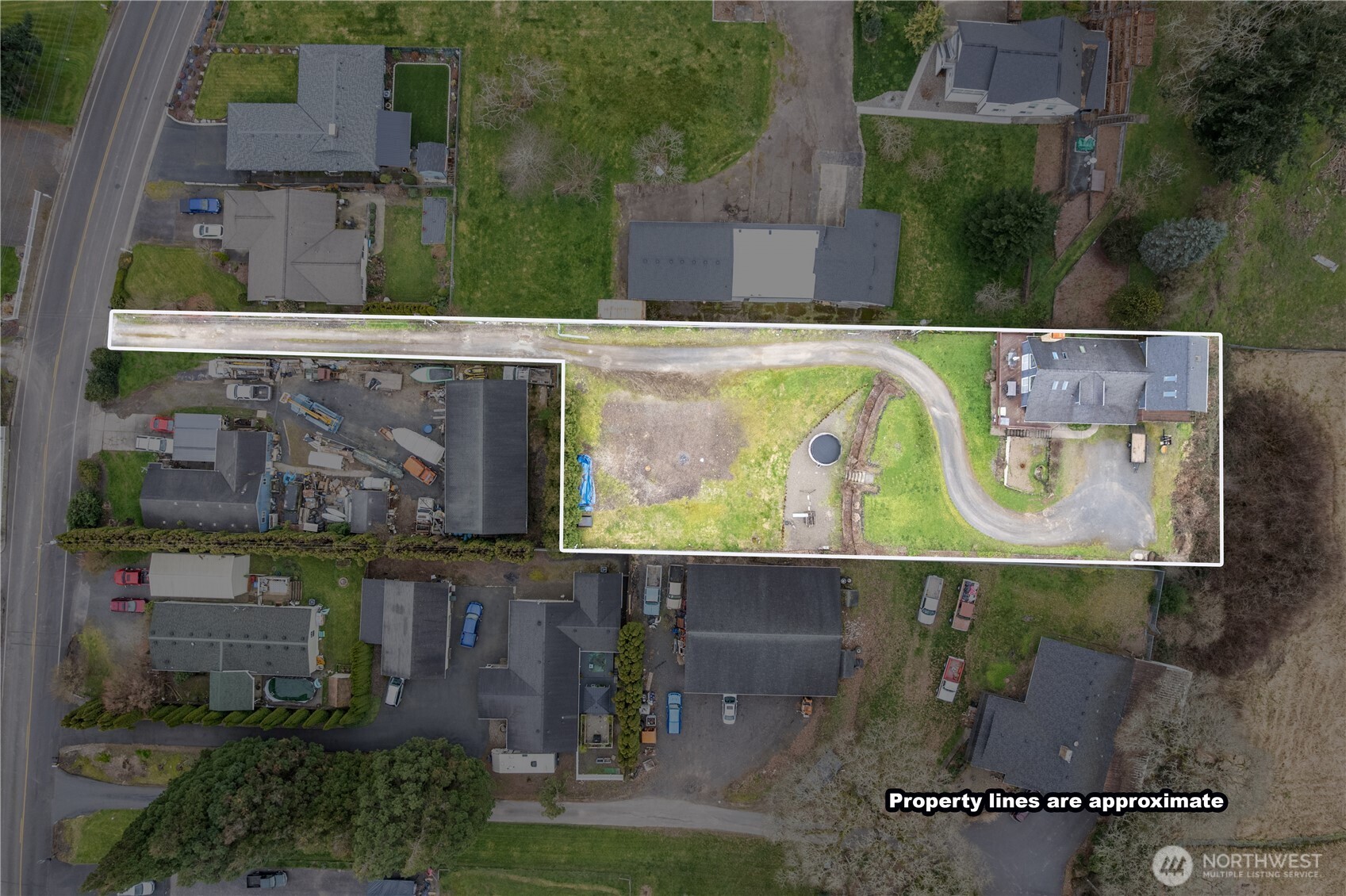 4514 Ohio Street Longview, WA 98632 - Photo 25 of 30 an aerial view of residential houses with outdoor space and street view
