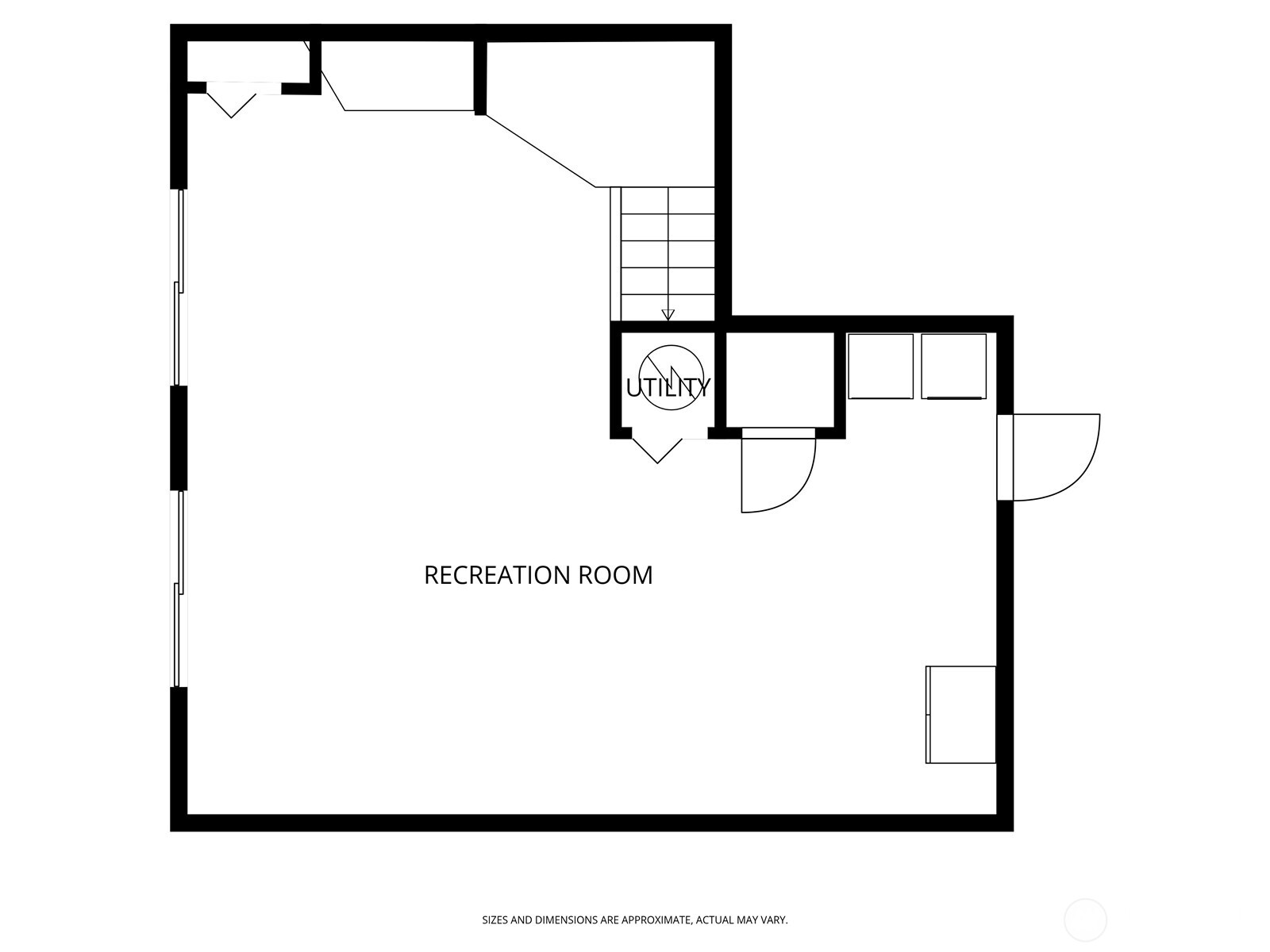 4514 Ohio Street Longview, WA 98632 - Photo 29 of 30 a black and white photo of a room