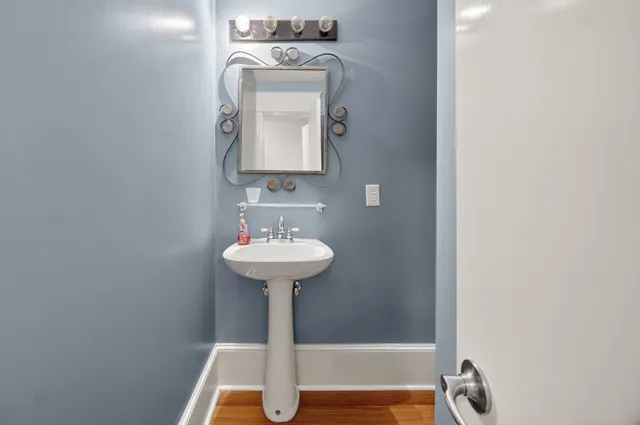 front view of a house with a small yard