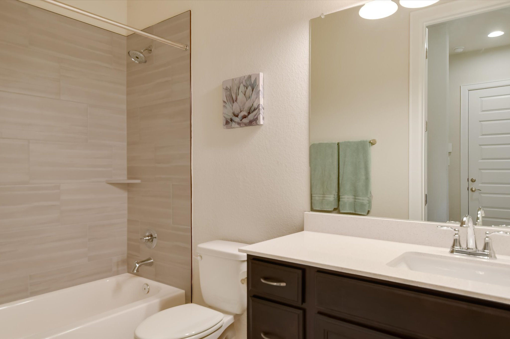 2009 Waterview Road Georgetown, TX 78628 - Photo 18 of 22 a bathroom with a sink a toilet and shower