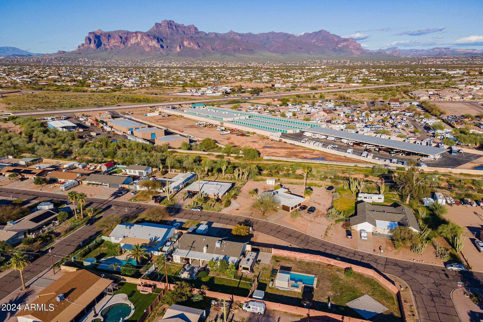 1444 South Cactus Road Apache Junction, AZ 85119 - Photo 2 of 39 1/2 Acre with Incredible Views