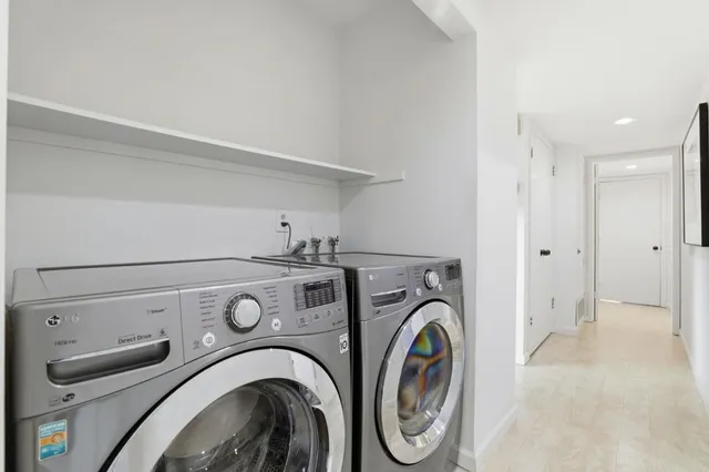 a outdoor space with patio furniture