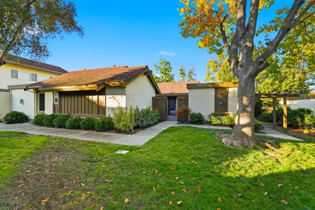 a big yard with lots of green space