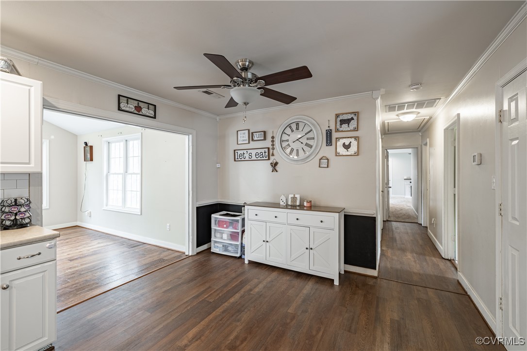 2118 Chestnut Oaks Road Powhatan, VA 23139 - Photo 23 of 41 Eat-in Area in Kitchen, Ceiling Fan