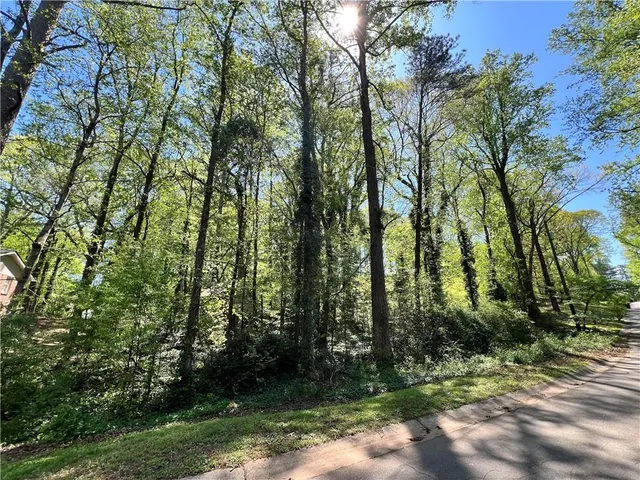 a view of outdoor space and trees