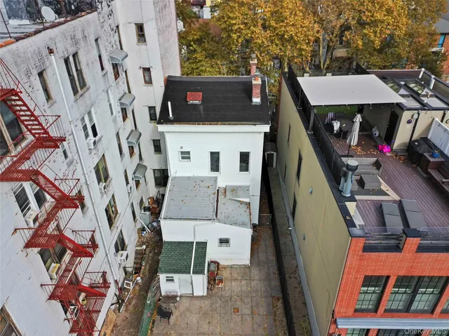 an aerial view of residential building