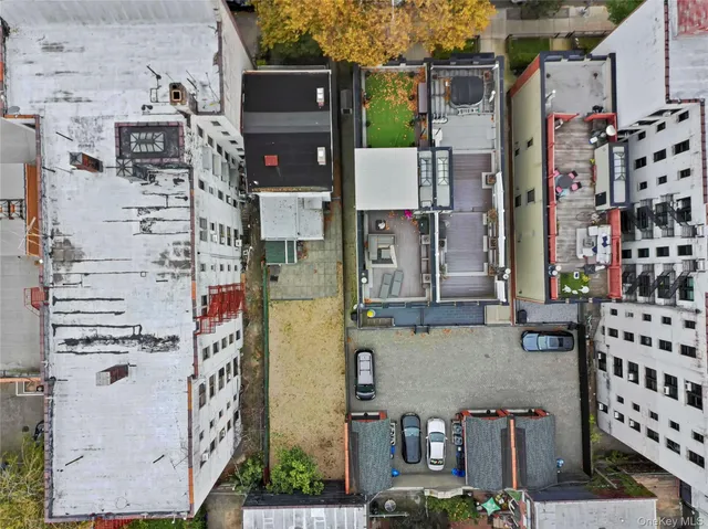 a picture of a bench in a white building