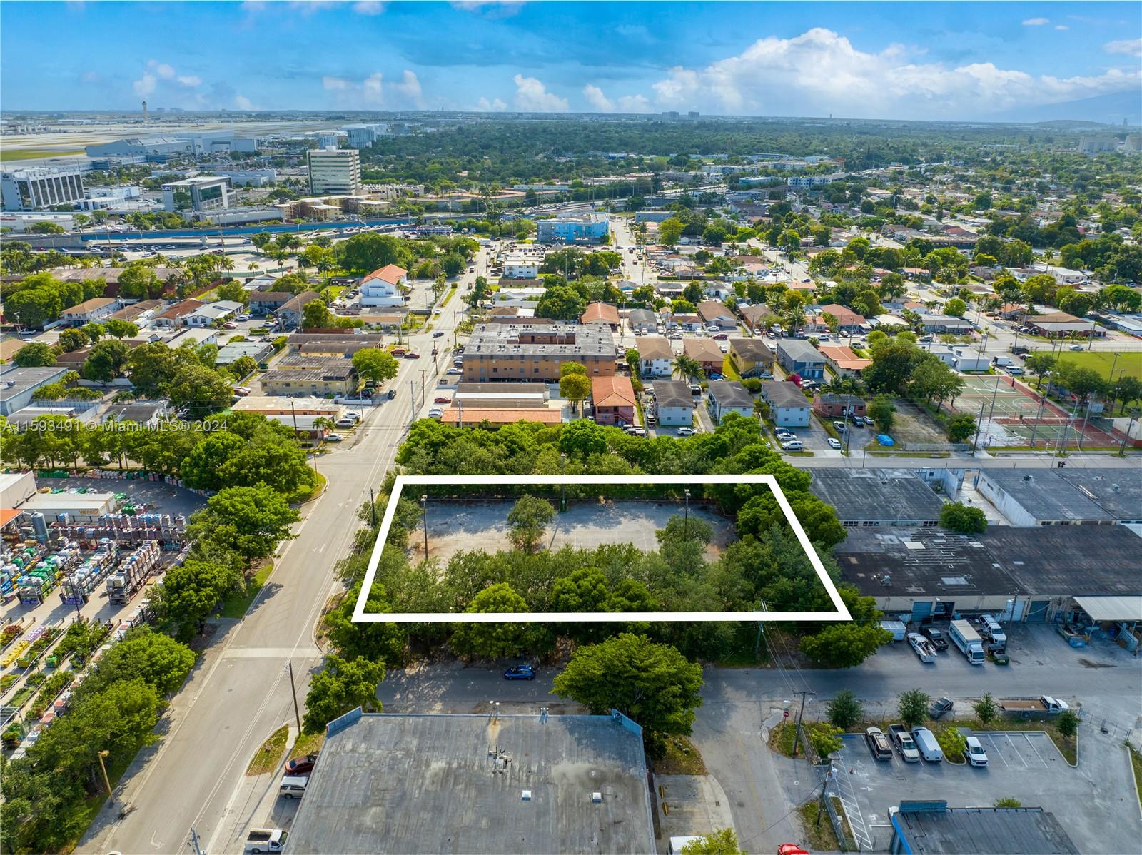 955 Southeast 12th Street Hialeah, FL 33010 - Photo 2 of 4 an aerial view of residential houses with outdoor space