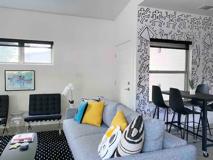 2012 Willow Street, Unit B Austin, TX 78702 - Photo 2 of 15 a bedroom with furniture and a window