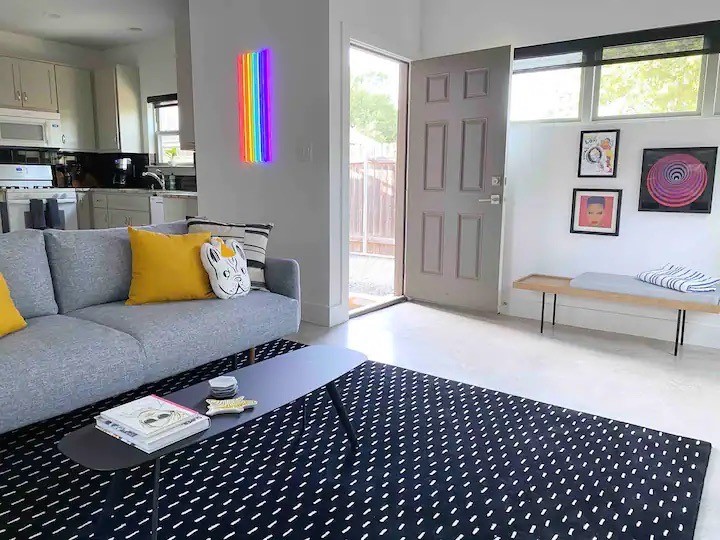 2012 Willow Street, Unit B Austin, TX 78702 - Photo 4 of 15 a living room with furniture and a couch