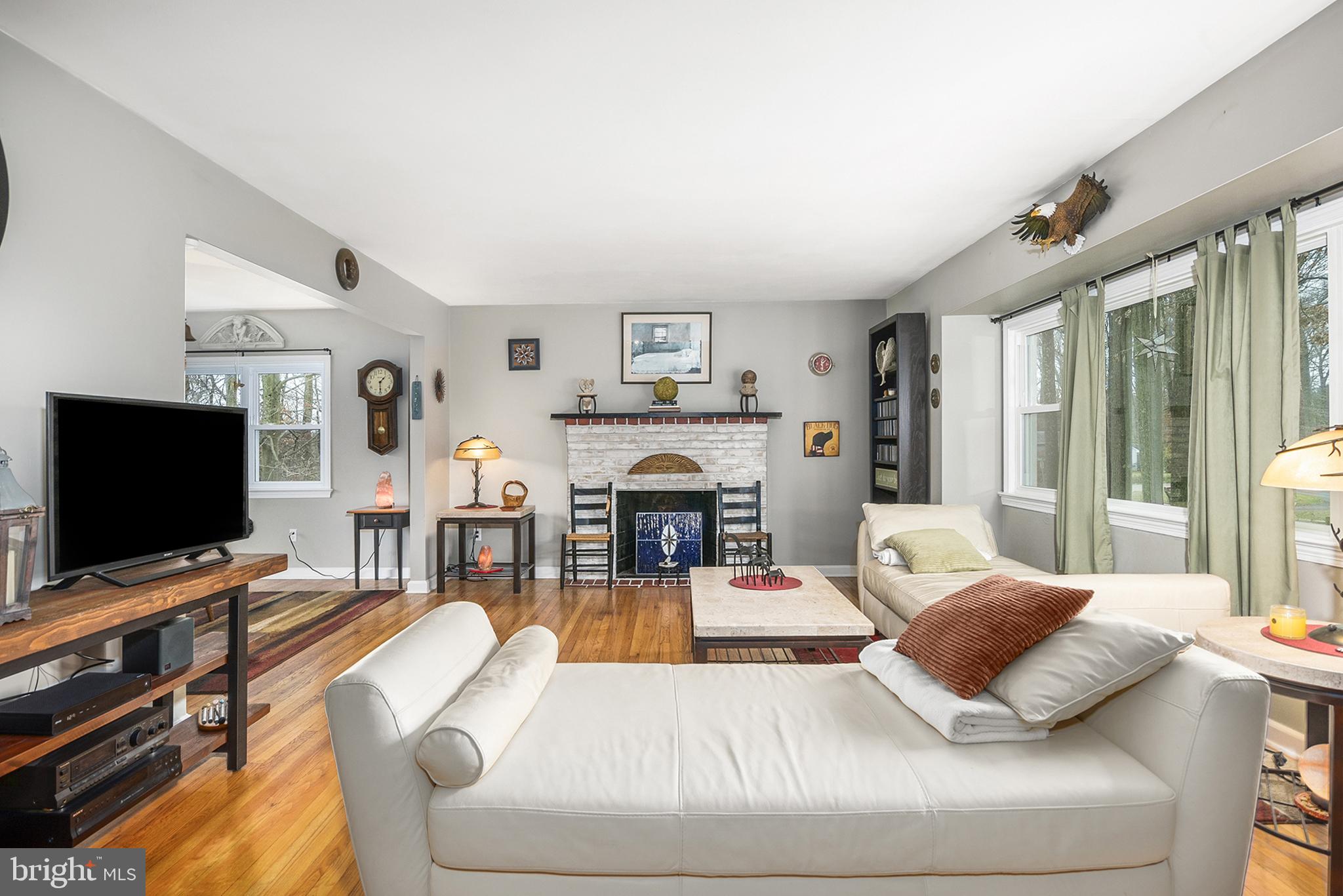 14 East Parkway Elkton, MD 21921 - Photo 3 of 23 Living Rm. - Wood Burning Fireplace