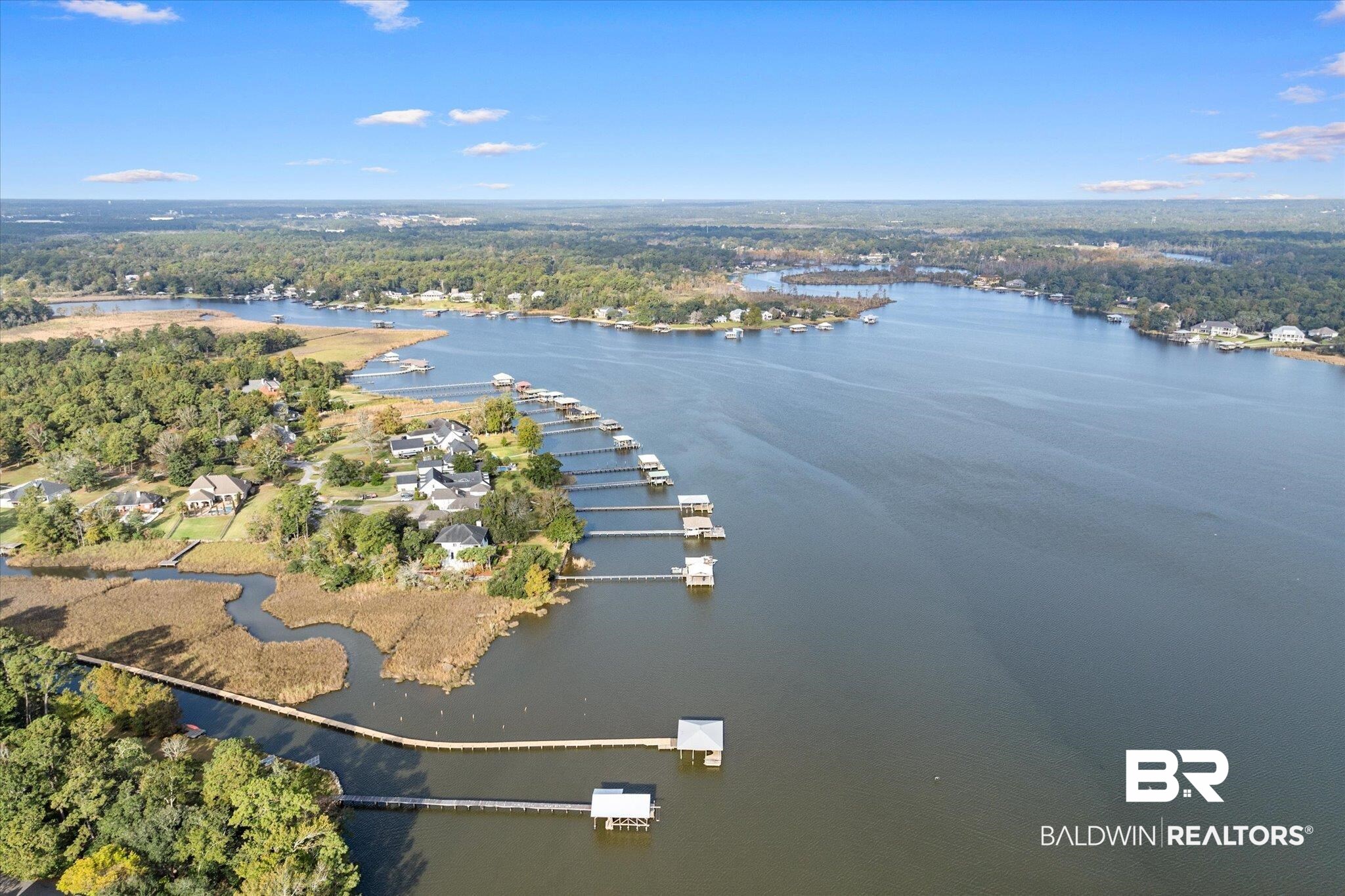 4930 River Trace Theodore, AL 36582 - Photo 47 of 57 Aerial view featuring a water view