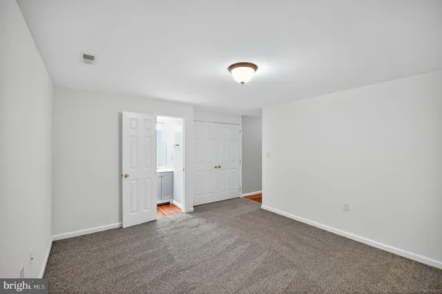 a view of an empty room