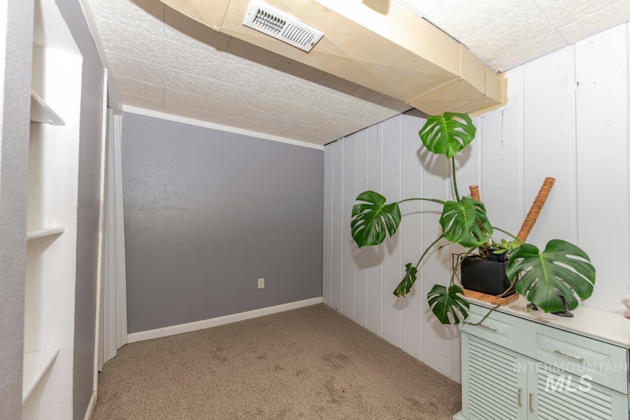 2127 12th Avenue Lewiston, ID 83501 - Photo 17 of 27 Empty room with light colored carpet and wooden walls