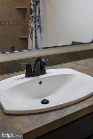 a bathroom with a sink