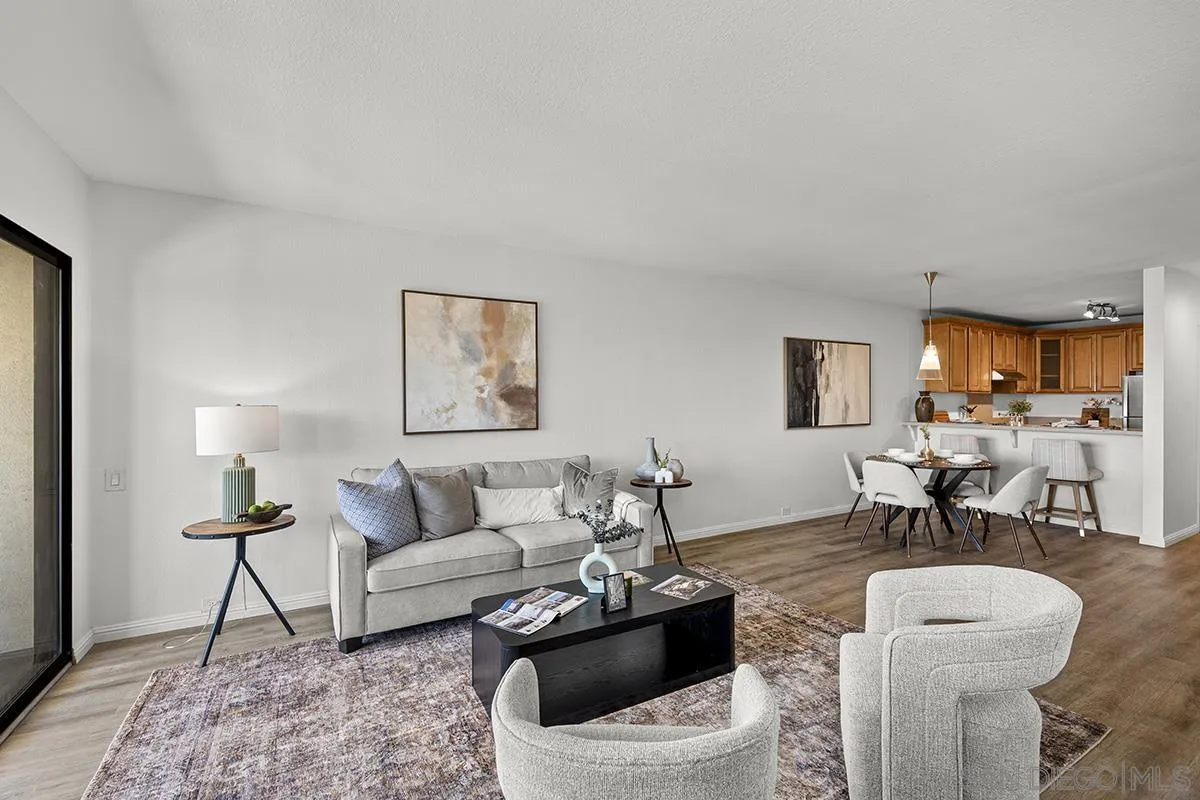 3570 1st Avenue, Unit 1 San Diego, CA 92103 - Photo 11 of 55 a living room with furniture and wooden floor