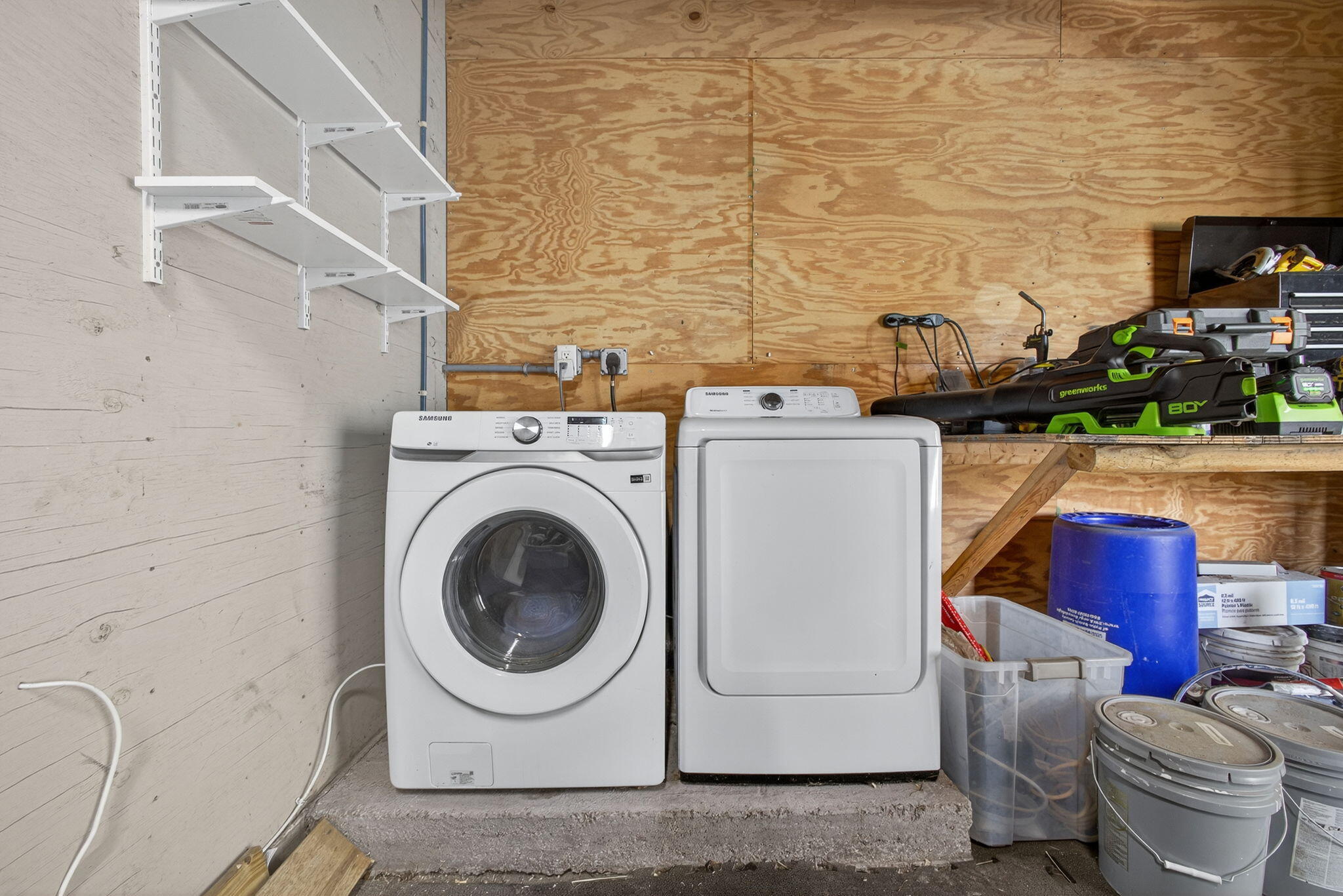 17218 Shetland Lane, Unit 2 STALLS Loxahatchee, FL 33470 - Photo 19 of 54 a utility room with dryer and washer