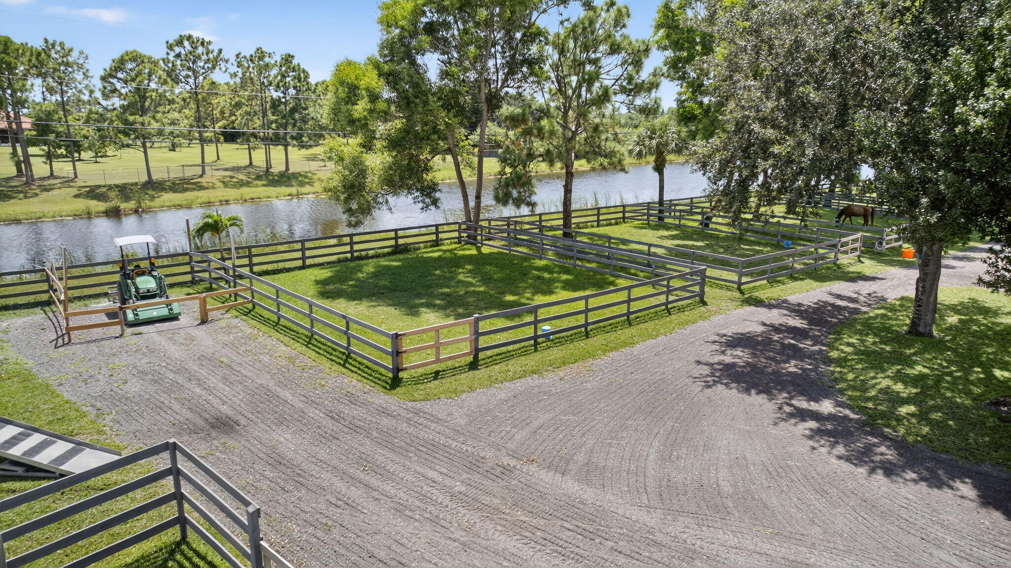 17218 Shetland Lane, Unit 2 STALLS Loxahatchee, FL 33470 - Photo 46 of 54 a view of a park with large trees